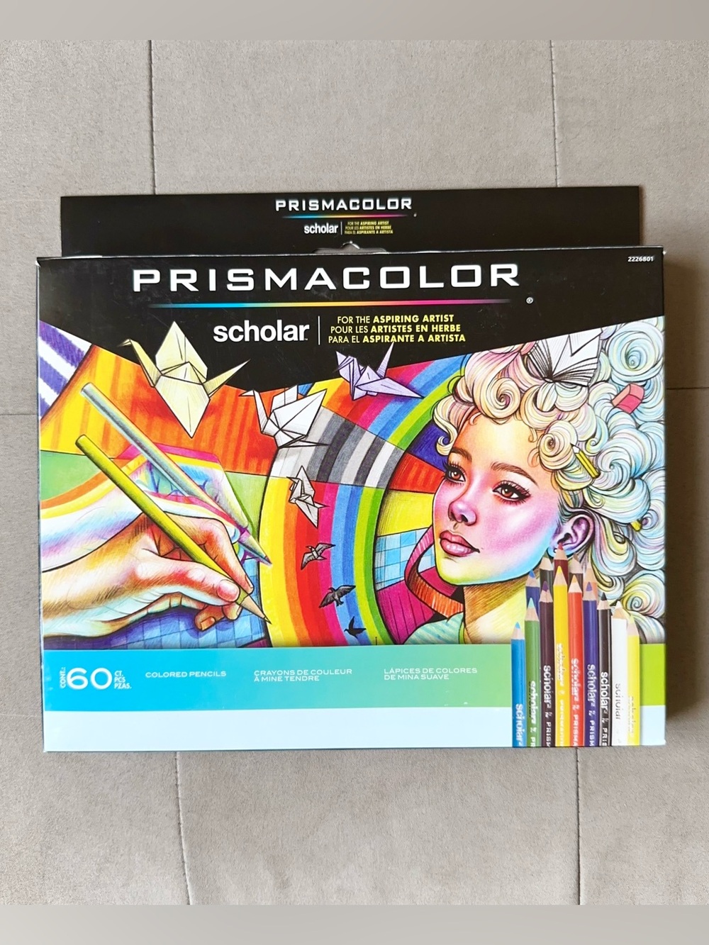 Prismacolor Scholar Coloured Pencils, Assorted Colours, 60